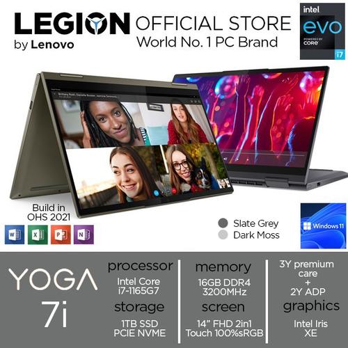 Lenovo YOGA 7i 14 2in1 TOUCH i7 1165G7 16GB 1TBSSD W11+OHS N0ID/MYID