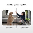 Xiaomi Smart Camera C301 | CCTV Indoor | 2K Ultra-clear HD | 3MP | AI Pendeteksi Manusia | Rotasi 360° dan Vertikal 107° | Fitur Call 2 Arah [ Official Store ]
