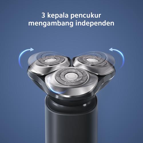 Official Xiaomi Electric Shaver S101 | Dual-ring 18 mata pisau IPX7