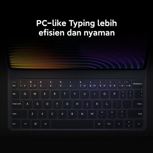 Xiaomi Pad 7 Pro Keyboard | Desain 2-in-1 | Magnetic Connection lebih Stabil & Responsif | Kompatibel dengan Xiaomi Pad 7 Pro [Official Store]