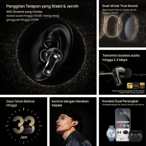HUAWEI FreeBuds Pro 4 Wireless Earphone TWS | Dual-driver True Sound | Stable & Clear Calls | Intelligient Dynamic ANC