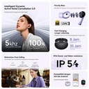 HUAWEI FreeBuds 6i TWS | Intelligent Dynamic ANC 3.0 | Punchy Bass | 35-hour Battery Life