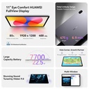 HUAWEI MatePad SE 11" Tablet [6+128GB] | 2K Eye Comfort Display | 7700mAh | Metal Unibody