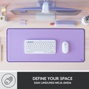 Logitech Desk Mat Studio Series Mouse Pad XL Polos Anti-Slip-Lavender