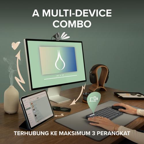 Logitech x Bardi Exclusive Pebble 2 Combo Mouse & Keyboard