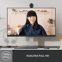 Logitech Brio 300 Webcam Full HD Shutter Privasi & Noise-Reducing Mic