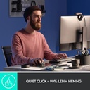 Logitech MX Master 3S Performance Mouse Wireless Bluetooth Quiet Click