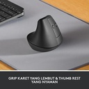 Logitech LIFT Mouse Ergonomic Vertical Wireless Bluetooth Silent