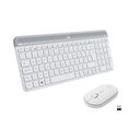 Logitech MK470 Combo Keyboard dan Mouse Wireless Slim - Off White
