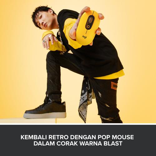 Logitech POP Mouse Wireless Bluetooth Silent Emoji Keys