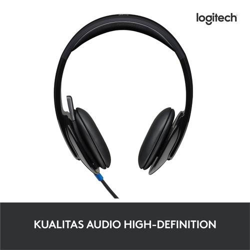 Logitech H540 Headset Stereo USB Mikrofon Noise-Cancelling