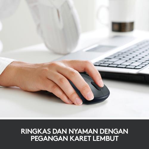 Logitech M235 Mouse Wireless Grip Karet Nyaman - Colt