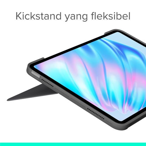 Logitech Combo Touch Keyboard Case untuk iPad Air 11 inch (M2 & M3) dan iPad Air Gen ke-4 & ke-5 (2020, 2022)