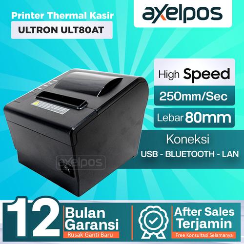 Printer Thermal Kasir 80mm Ultron ULT80AT Usb Lan Bluetooth