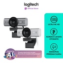 Logitech MX Brio Webcam Streaming UHD 4K,1080p 60FPS, Noise-Cancelling