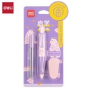 Deli Set Pensil Mekanik / Mechanical Pencil Set Ungu - Orange SH151