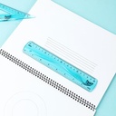 Deli Set Penggaris Elastis / Ruler Set 3 PCS EH22