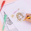Deli Pigmen Garis / Pigment Liner 1.2mm/0.5mm SN100