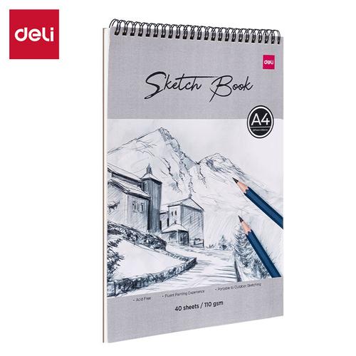 Deli Sketch Book / Buku Gambar Sketsa 40 lembar A4 EC401