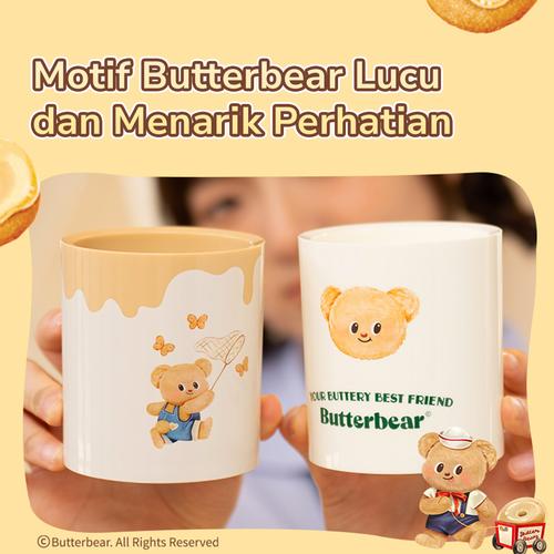 Deli x Butterbear Pen Holder / Tempat Pulpen Lucu Tidak Mudah Pecah NS023