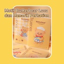 Deli x Butterbear Buku Catatan / Notebook 80 lembar Sampul Tahan Air HY204