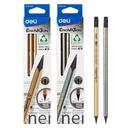 Deli Pensil Sketsa / Graphite Pencil Emas - Silver EC018-HB