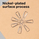 Deli Klip Penjepit Kertas / Paper Clip High Quality Metal 100pcs EZ040