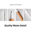 Deli Gel Pen Motif Kayu / Wood Matte Textured Smooth Writting A97