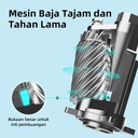 Deli Rautan Serutan Putar / Rotary Sharpener Self Feeding Pen X60