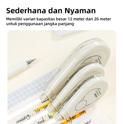 Deli Correction Tape / Pita Koreksi 12 dan 20meter 5mm 71542F