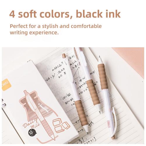 Deli Gel Pen Tinta Hitam 0.5mm Comfortable Grip SA611