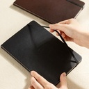 Deli Notebook Kulit / Leather Cover Notebook 80 lembar EN111G