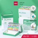 Nusign Sketch Marker / Spidol Sketsa Dual Tip Non Toxic NS736