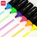 Deli Highlighter Penanda 5 Warna Neon Cerah ES600