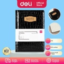 Deli Leather Cover Notebook Buku Catatan Agenda Sampul Kulit A5 EN122L