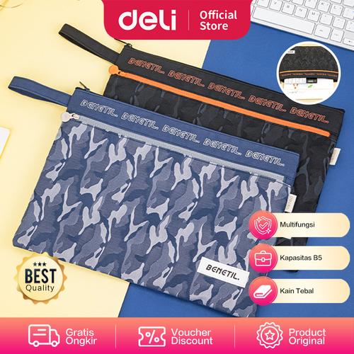 Deli Tas Dokumen / Pouch Dokumen / Zipper File Bag 33 cm 73345