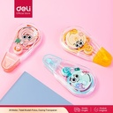 Deli Pita Koreksi / Correction Tape 20 m Lucu Tidak Mudah Putus VR126