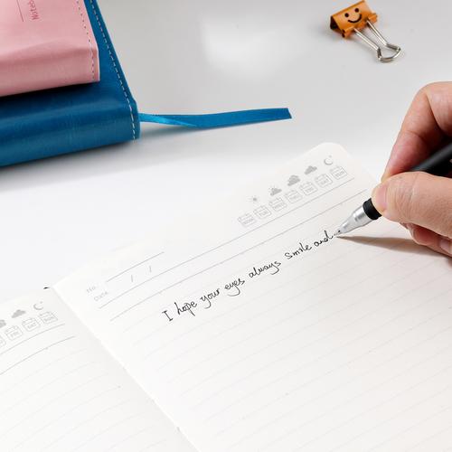 Deli Leather Cover Notebook Buku Catatan Sampul Kulit Pen Holder EN01X