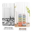 Vusign Shoes Storage Box Penyimpanan Sepatu Plastik Serbaguna VS55X