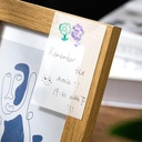 Deli Transparent Sticky Notes Memo Transparan 50Lembar Tahan Air EA04X