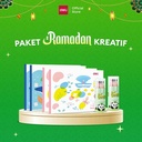 Paket Set Pensil Warna Gratis 4 Buku Gambar