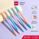 Deli Ballpoin Pen / Pulpen 0.7mm Tinta Biru EQ66