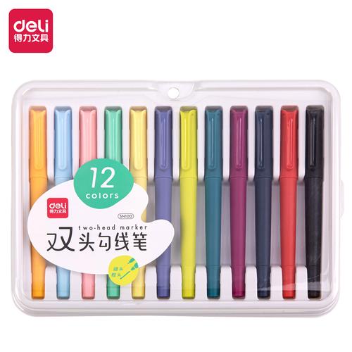 Deli Pigmen Garis / Pigment Liner 1.2mm/0.5mm SN100
