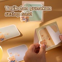 Deli x Butterbear Sticky Notes / Catatan Tempel 30 Lembar Daya Rekat Baik NS359