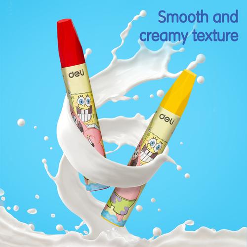 Deli Krayon Minyak / Oil Pastel 24 warna Spongebob Special Edition EC218