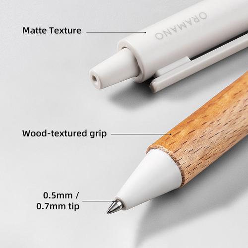 Deli Gel Pen Motif Kayu / Wood Matte Textured Smooth Writting A97