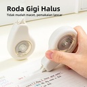Deli Pita Koreksi / Correction Tape 12 dan 20 Meter Lapisan Silikon Tahan Benturan VR90