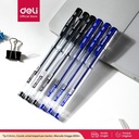 Deli Pulpen Gel / Gel Pen 0.5 mm Nyaman Digenggam EG65 12pcs