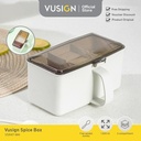 Vusign Tempat Bumbu Dapur 3 Sekat / Rak Bumbu 1000ml VS947