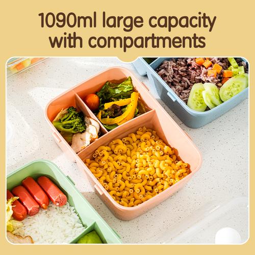 Vusign Kotak Makan Bekal Lunch Box 1090 ml Microwaveable VS941